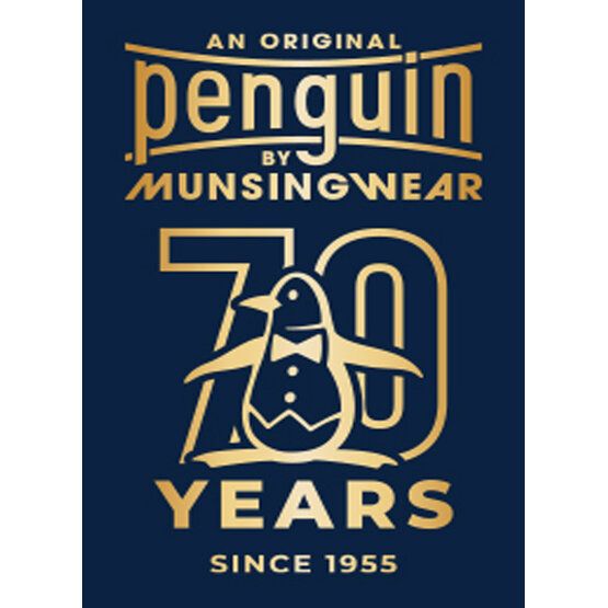 Penguin Pete´s 70´s Earl Halbarm Polo rot