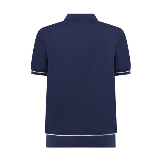 Penguin Heritage Sweater Halbarm Polo navy