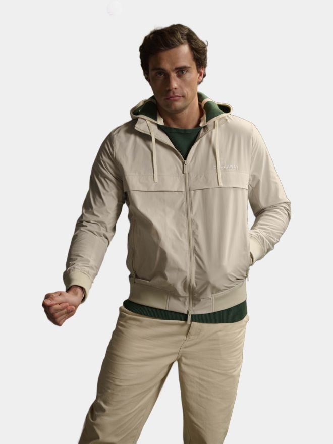Callaway Legacy LS Full Zip Stretch Jacke beige