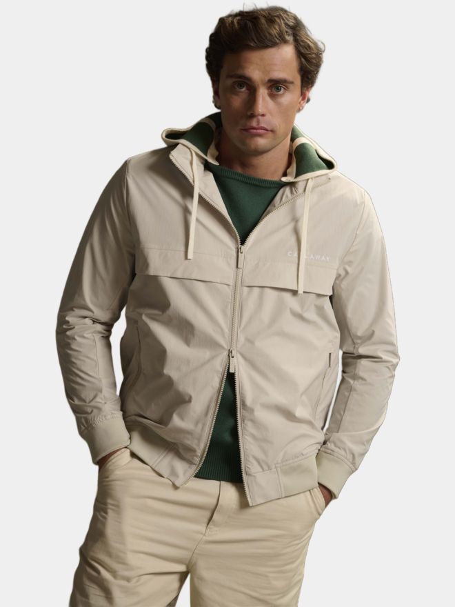 Callaway Legacy LS Full Zip Stretch Jacke beige