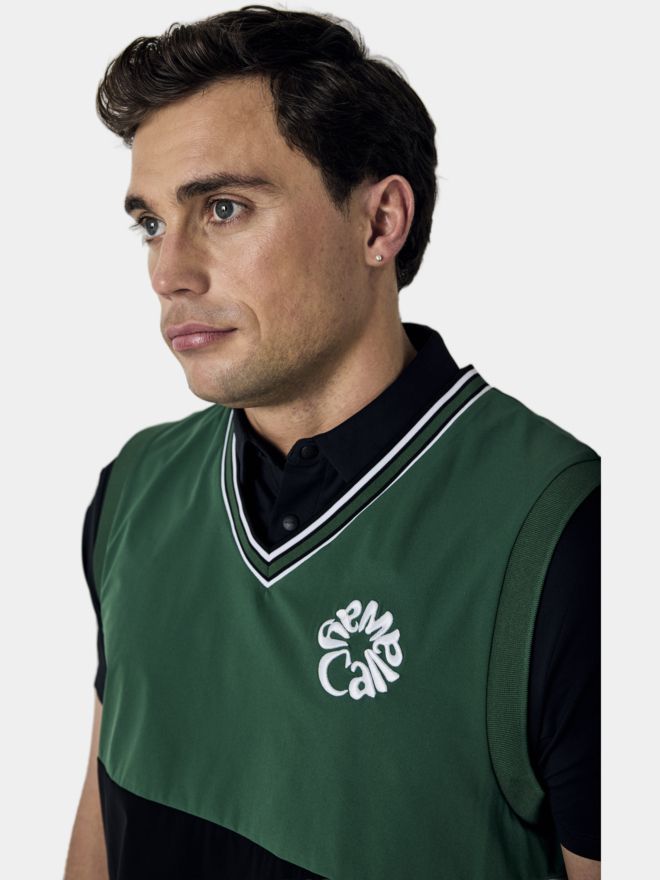 Callaway Legacy Colour Blocked Stretch Weste dunkelgrün