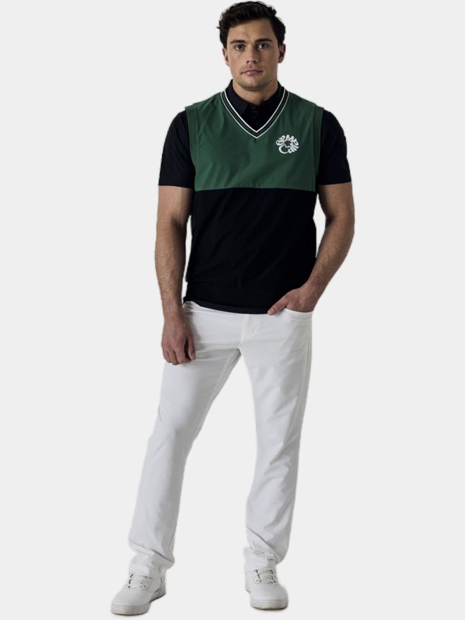 Callaway Legacy Colour Blocked Stretch Weste dunkelgrün