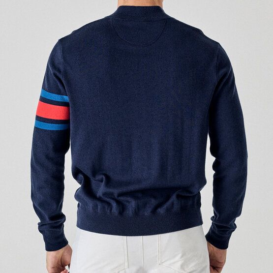 Callaway Legacy LS Triple Track 1/4 Zip Sweater Stretch Midlayer navy