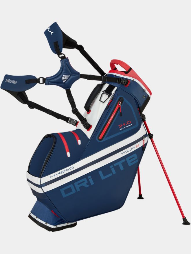 Big Max Dri Lite Hybrid Tour 2 Standbag blau