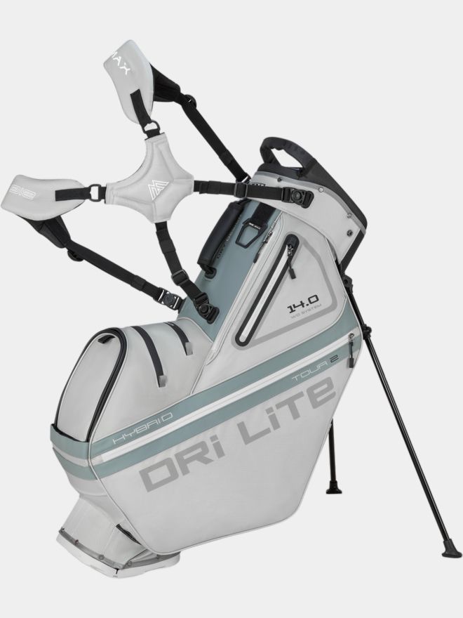 Big Max Dri Lite Hybrid Tour 2 Standbag silber