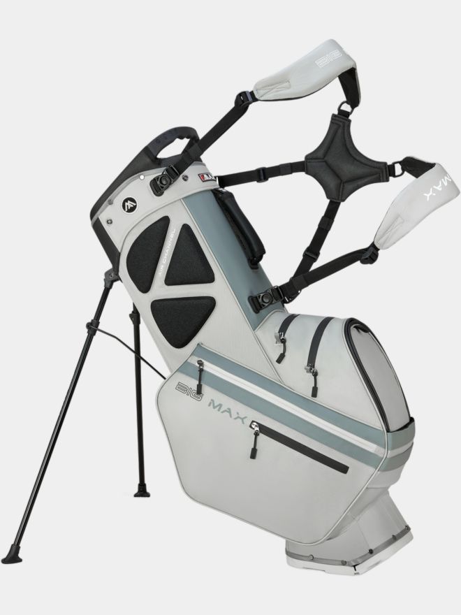 Big Max Dri Lite Hybrid Tour 2 Standbag silber