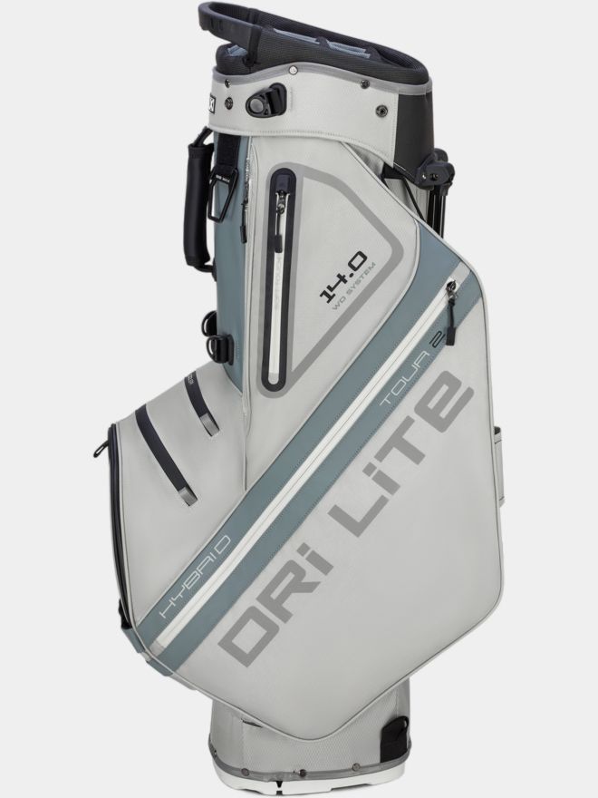 Big Max Dri Lite Hybrid Tour 2 Standbag silber