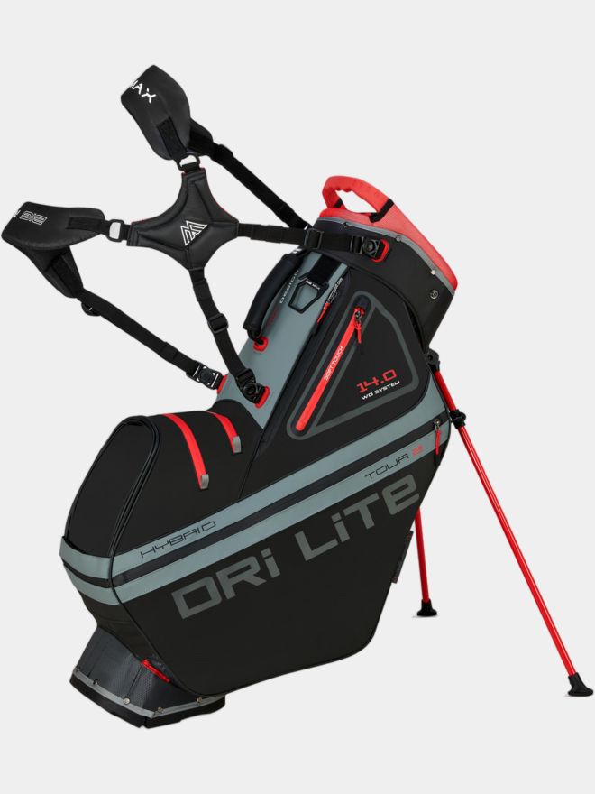 Big Max Dri Lite Hybrid Tour 2 Standbag grau