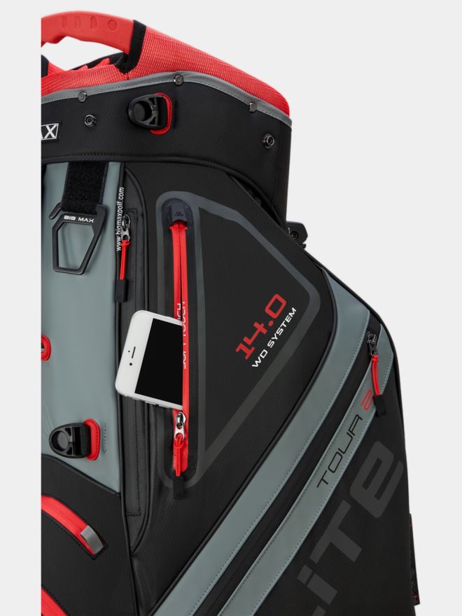 Big Max Dri Lite Hybrid Tour 2 Standbag grau
