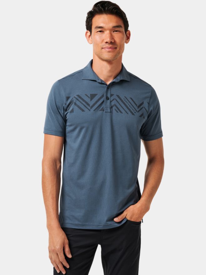 TravisMathew All Day Access Halbarm Polo schwarz