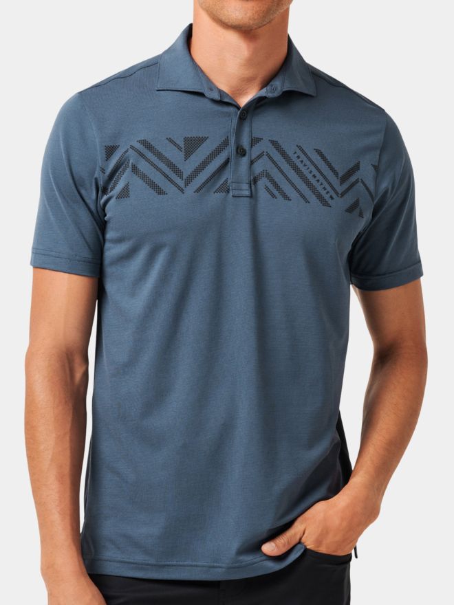 TravisMathew All Day Access Halbarm Polo schwarz