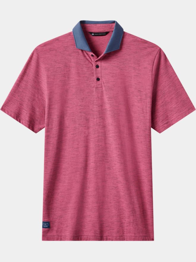TravisMathew Common Interest Halbarm Polo beere