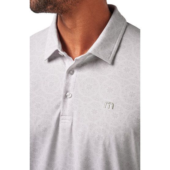 TravisMathew  Polokošile Free Passage s krátkým rukávem bílá