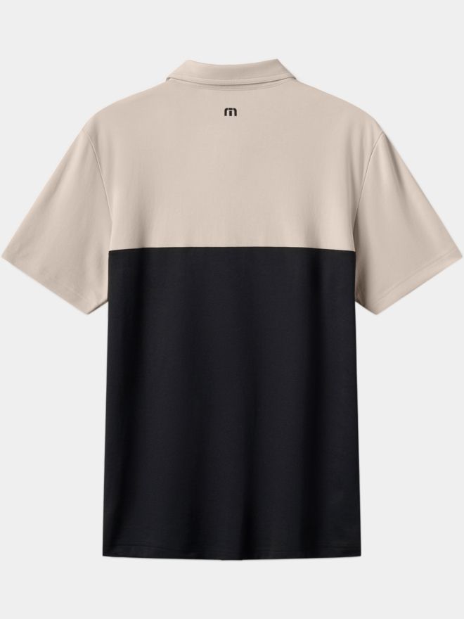 TravisMathew Hang Glide Halbarm Polo sand