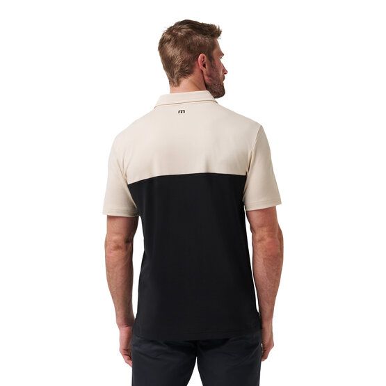 TravisMathew  Hang Glide half-sleeve polo sand