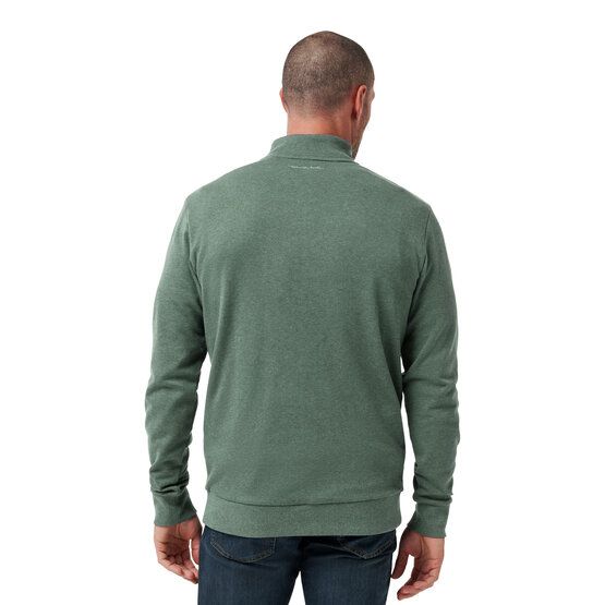 TravisMathew  Mikina Cloud Quarter Zip 2.0 olivová