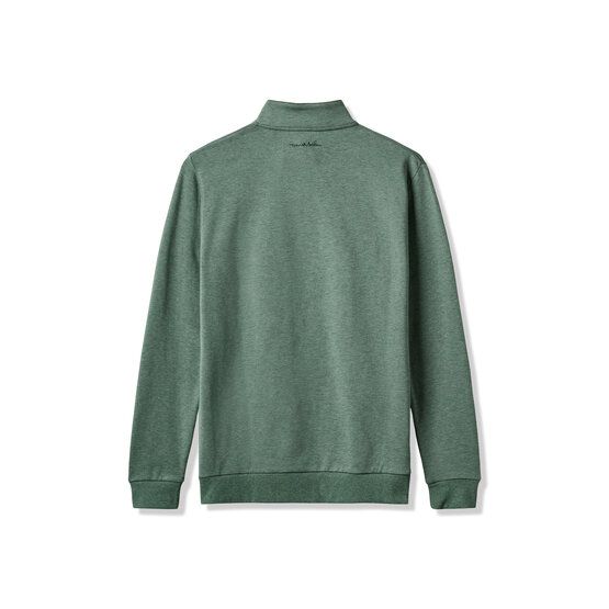 TravisMathew  Mikina Cloud Quarter Zip 2.0 olivová