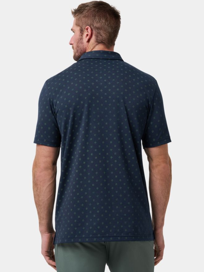 TravisMathew LINE OF PLAY Halbarm Polo navy
