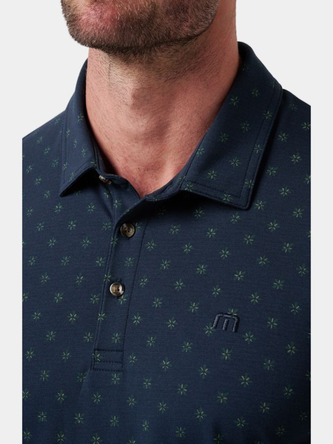 TravisMathew LINE OF PLAY Halbarm Polo navy