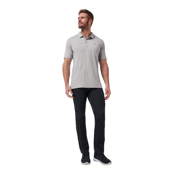 TravisMathew THE HEATER Halbarm Polo grau