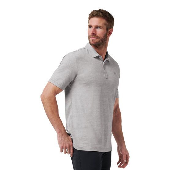 TravisMathew THE HEATER Halbarm Polo grau