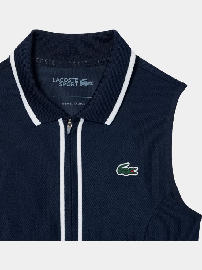 Lacoste Performance Dress ohne Arm Kleid navy