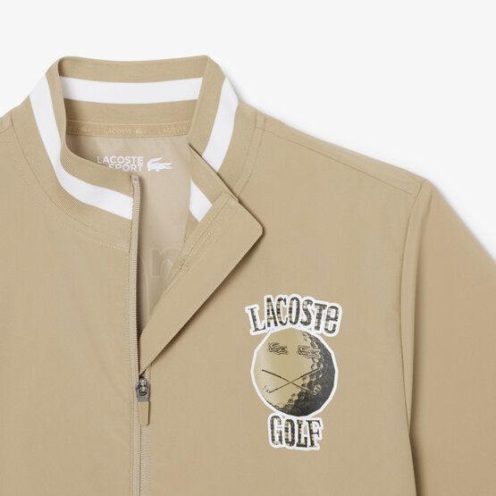 Lacoste Halbarm Windshirt beige