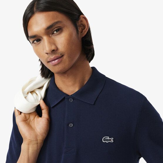 Lacoste Halbarm Polo navy