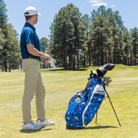Ping Limited Edition Hoofer Standbag blau