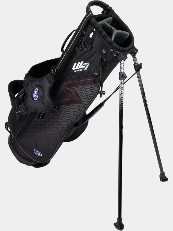 US Kids Golf Ultralight 60 Standbag schwarz