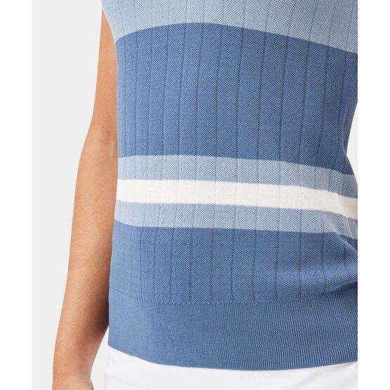 Macade Golf  Ana Sleeveless V-Neck Knit Sweater blue