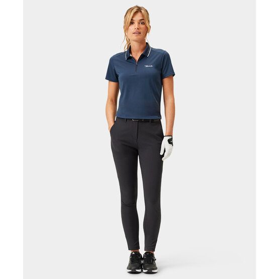 Macade Golf Tech Zip Shirt Halbarm Polo navy