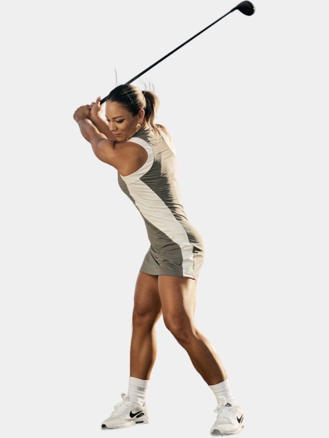 Macade Golf Inez Šaty bez rukávů zelená