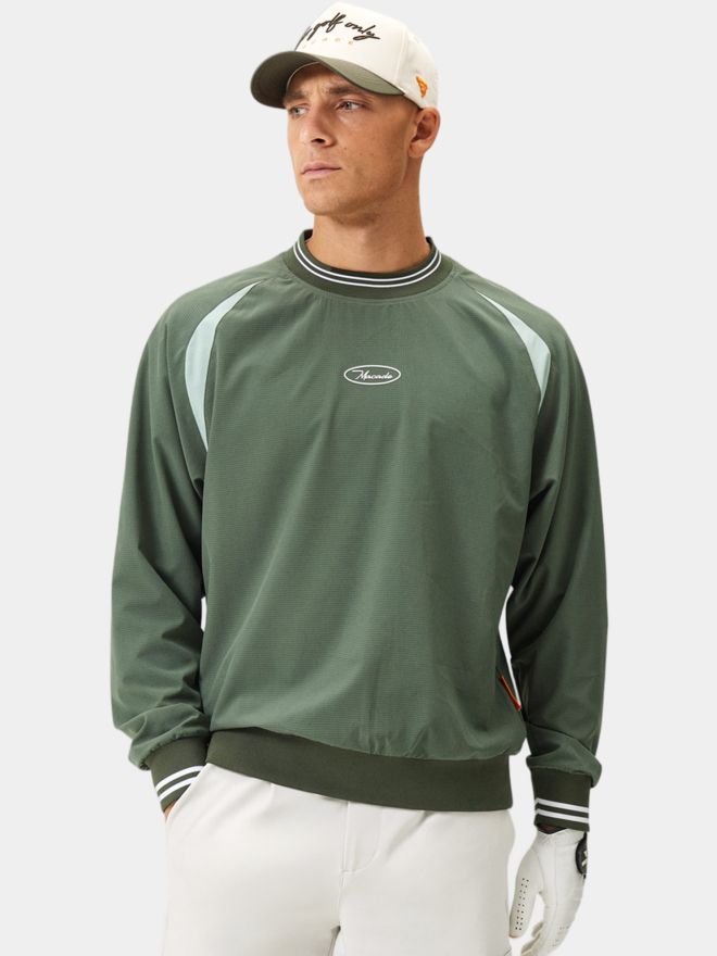 Macade Golf TX Links Windbreaker Langarm Windshirt grün