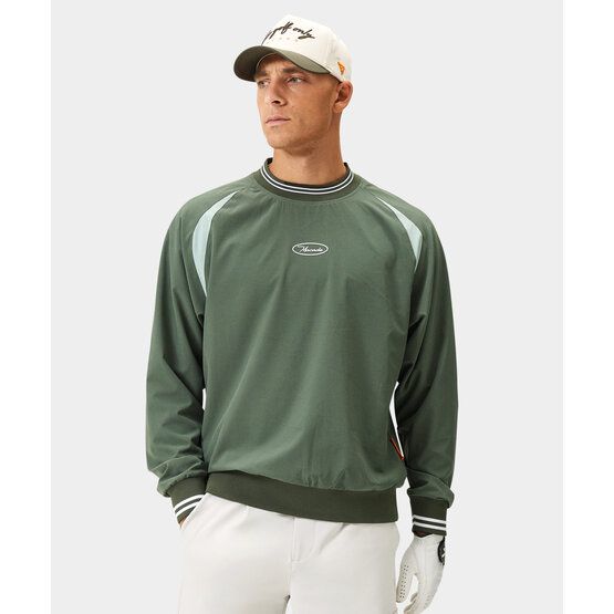 Macade Golf  TX Links Windbreaker long sleeve windshirt green