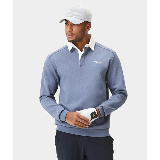 Macade Golf  Range Longsleeve Shirt Long Sleeve Polo light blue