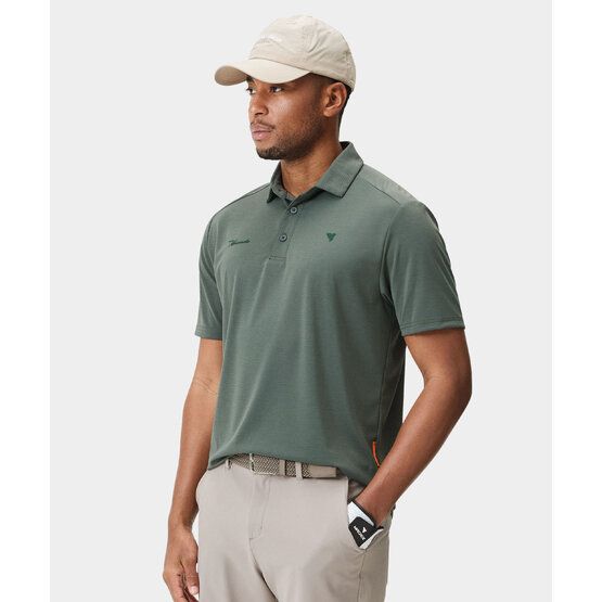 Macade Golf  Core Tech Shirt Half Sleeve Polo dark green