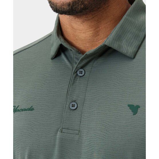 Macade Golf  Core Tech Shirt Half Sleeve Polo dark green