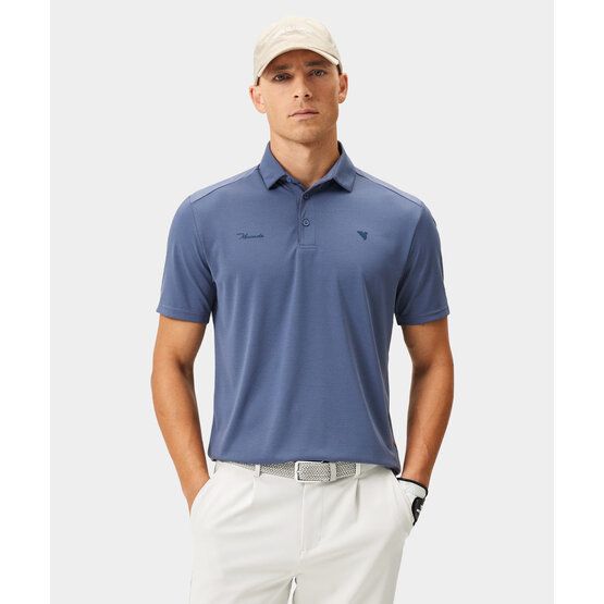 Macade Golf  Core Tech Shirt Half Sleeve Polo light blue