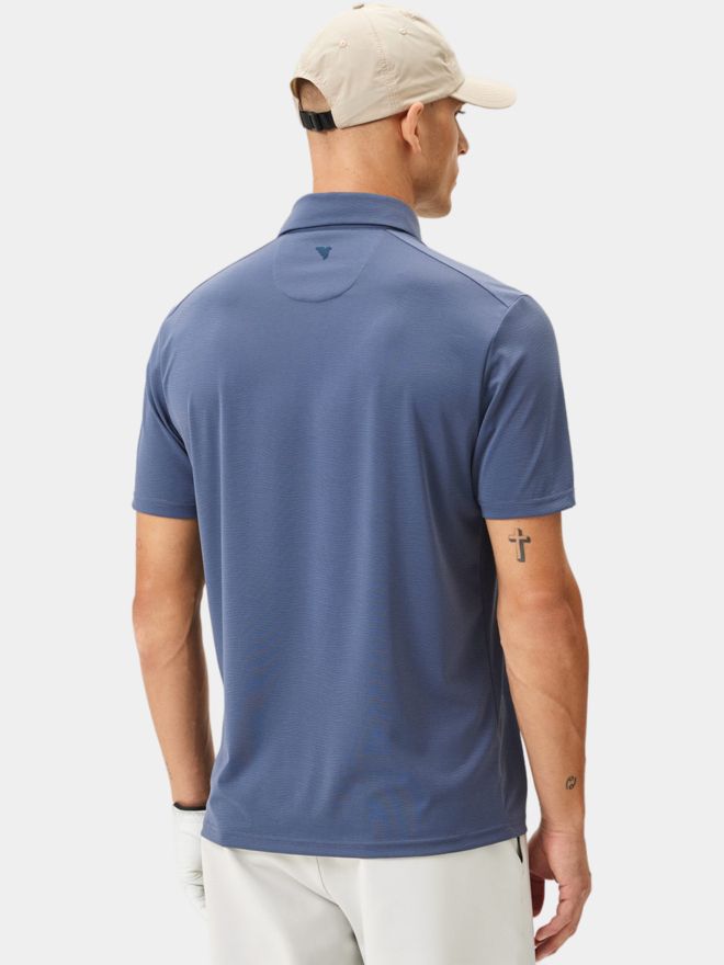 Macade Golf Core Tech Shirt Halbarm Polo hellblau