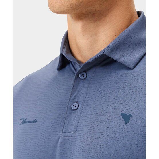 Macade Golf  Core Tech Shirt Half Sleeve Polo light blue