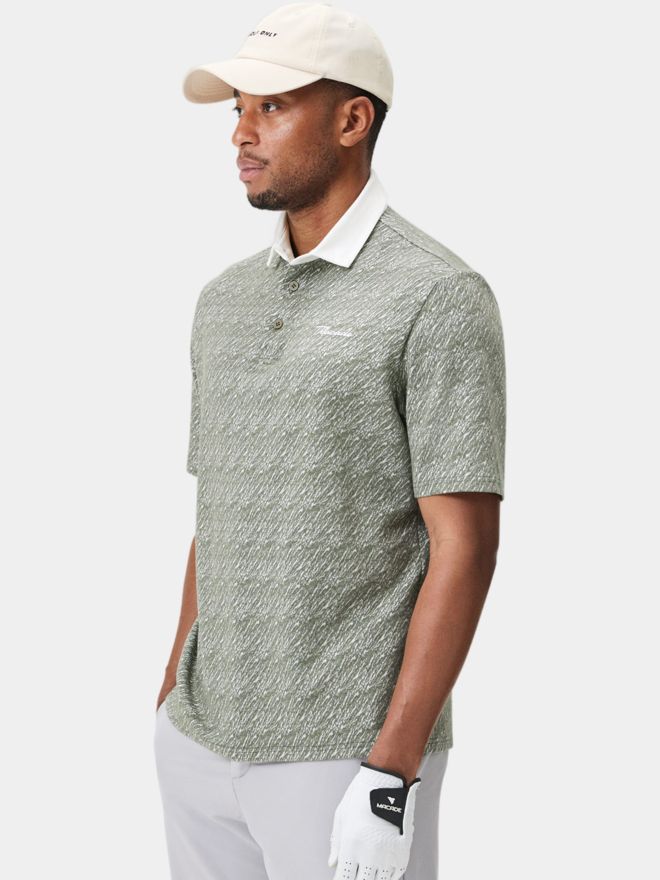 Macade Golf Range Shirt Halbarm Polo grün