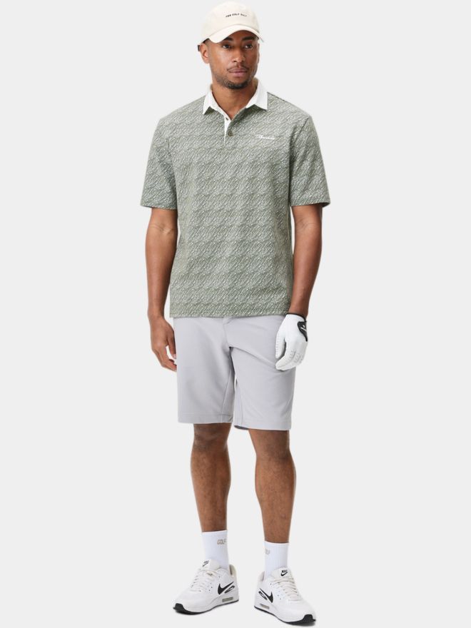 Macade Golf Range Shirt Halbarm Polo grün