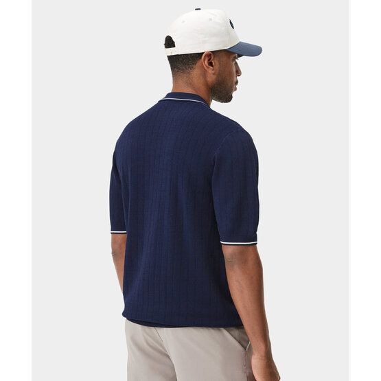 Macade Golf  Range Knit Shirt Half Sleeve Polo navy