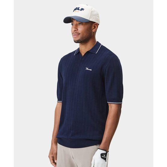 Macade Golf  Range Knit Shirt Half Sleeve Polo navy