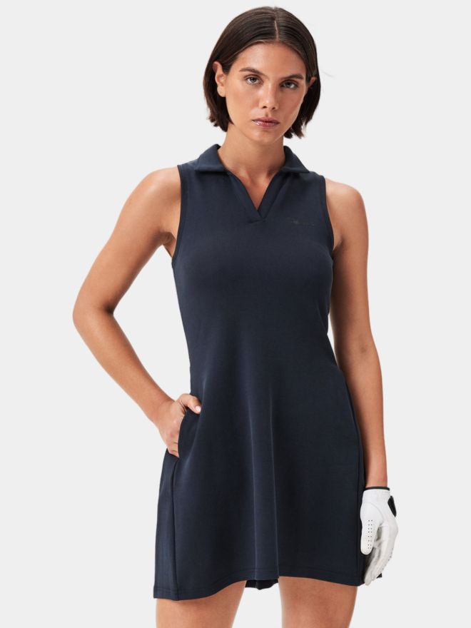 Macade Golf Amanda Performance Dress ohne Arm Kleid navy