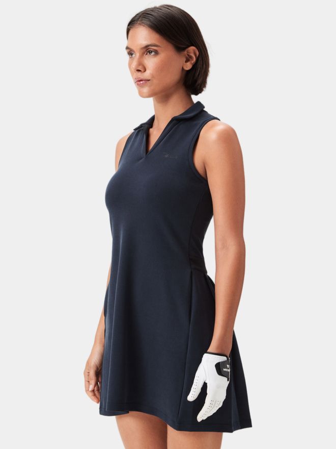 Macade Golf Amanda Performance Dress ohne Arm Kleid navy