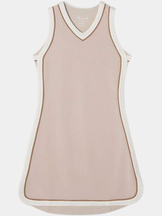 Macade Golf Ava Range Dress ohne Arm Kleid beige