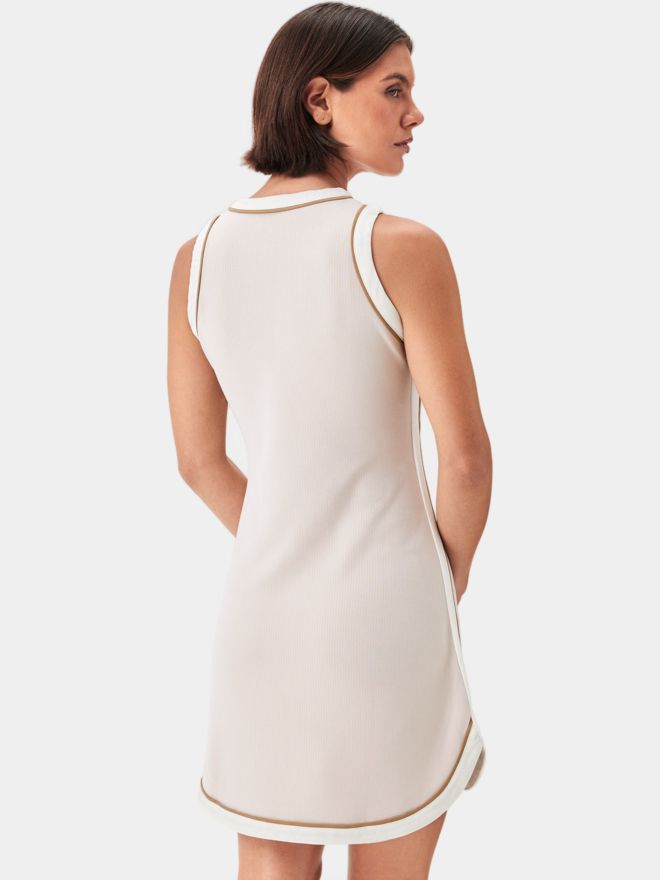 Macade Golf Ava Range Dress ohne Arm Kleid beige