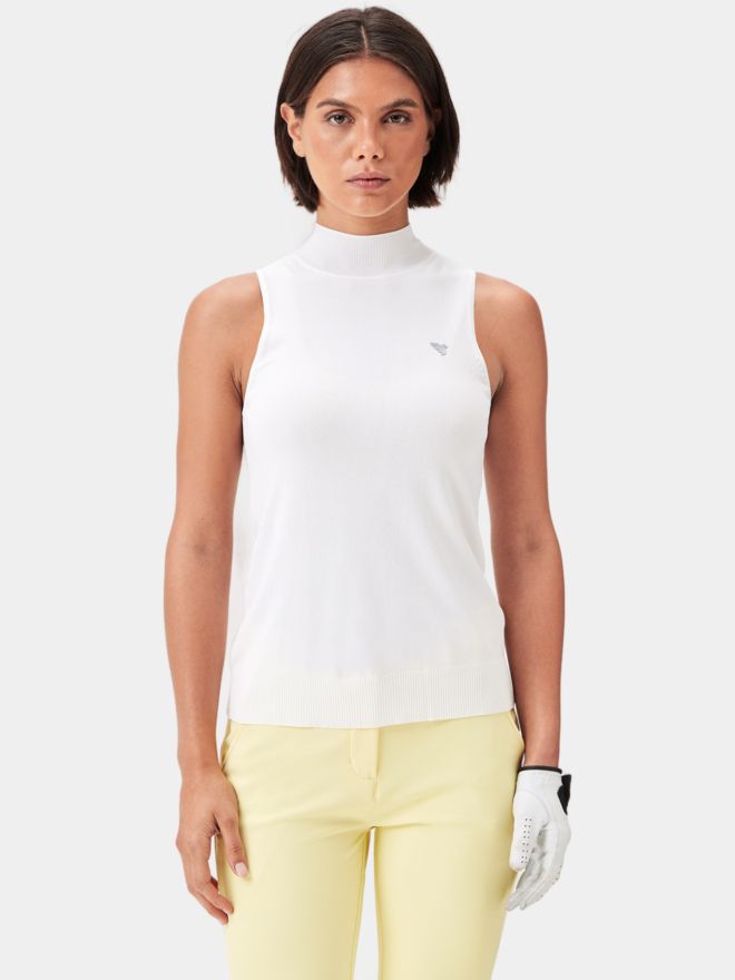 Macade Golf Kayla Air ohne Arm T-Shirt weiß